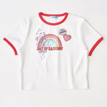 엔젤 블루 35주년 링거 티셔츠(M)