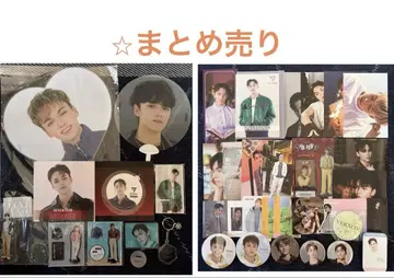 SEVENTEEN 버논 굿즈 캔뱃지 부채 아크릴 스탠드 묶음 판매