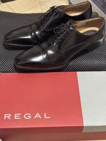 REGAL 911 RBB 블랙 드레스 슈즈 26cm