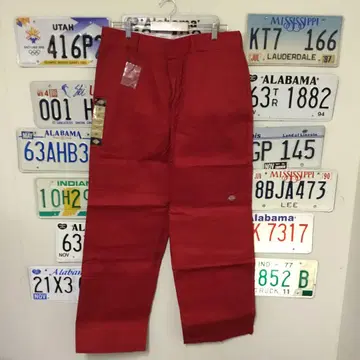 미사용 새상품 Dickies 디키즈 더블니 36 x 32 워크 와이드