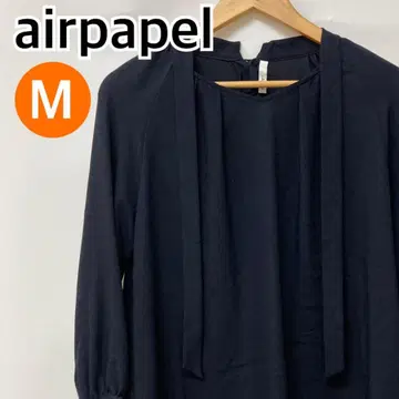 Airpapel 상의 셔츠 블라우스 긴팔 M [CT1417]