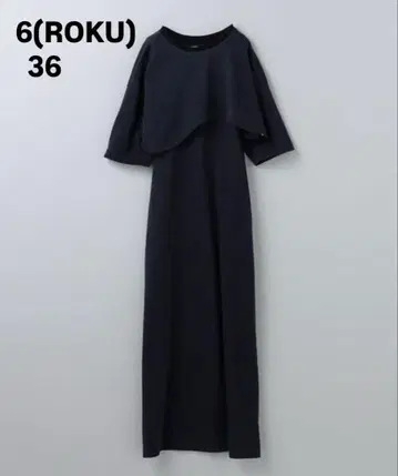 [ 6(ROKU) ] COTTON RAYON SHORT TOP DRESS