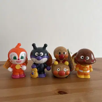 호빵맨 삑삑이 피규어 4개 세트