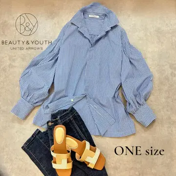 BEAUTY&YOUTH UNITED ARROWS 퍼프 슬리브 셔츠 F