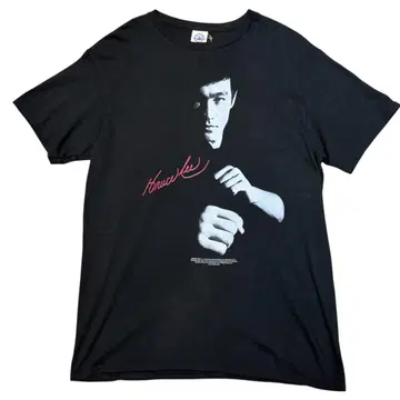 브루스 Lee 티셔츠 블랙 BRUCE LEE