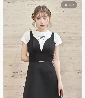 Darich 허리 벨트 나일론 살로펫 BLK FL 사이즈
