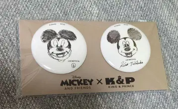 Mickey & Friends x King & Prince 캔뱃지