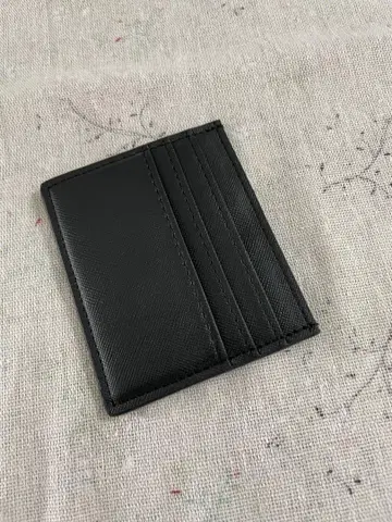 블랙 카드 케이스 10cm