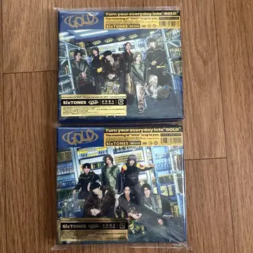 SixTONES CD [GOLD] 초회 A 초회 B CD / DVD