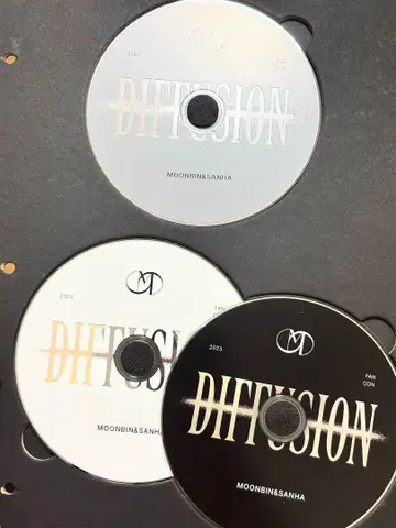 MOONBIN&SANHA DIFFUSION DVD 3장 세트