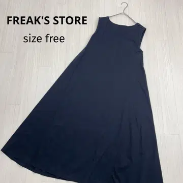 FREAK'S STORE 슬리브리스 컷 앤 소 맥시 원피스