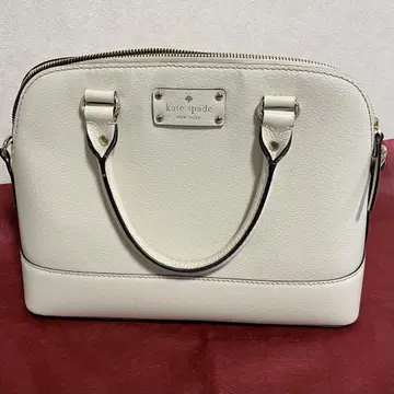 kate spade 화이트 핸드백