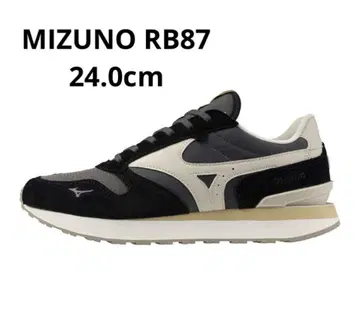 새상품 MIZUNO RB87 스니커즈 블랙/그레이 24.0cm