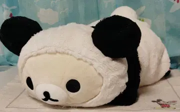 코리락쿠마 축 늘어진 껴안는 인형 팬더와 뒹굴 리락쿠마