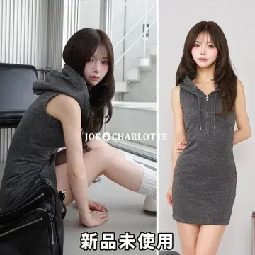 다리치 darich 라메 맨투맨 미니 원피스 C-GRY FREE