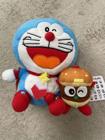 도라에몽 영화 봉제 인형 40주년 새상품 후지코 후지오 기념