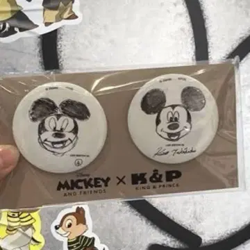 미키 x 킹앤프린스 캔뱃지
