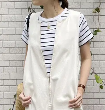 MAISON CORNICHON 메종 코르니숑 보더 티셔츠 SP