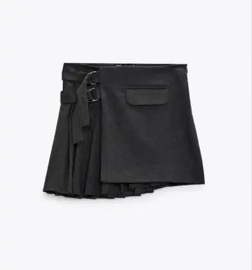 ZARA BOX PLEAT MINI SKIRT