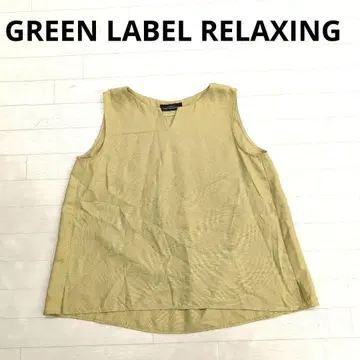 248 GREEN LABEL RELAXING 올리브 상의