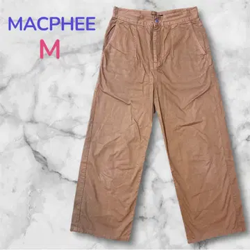 맥피 MACPHEE 브라운 와이드 팬츠 M 여성용 팬츠
