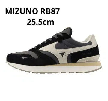 새상품 MIZUNO RB87 스니커즈 블랙/그레이 25.5cm