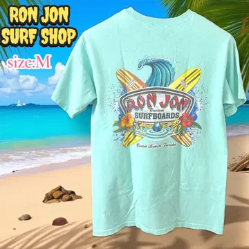 [ 새상품급 ] RON JON 론존 티셔츠 M 사이즈 민트