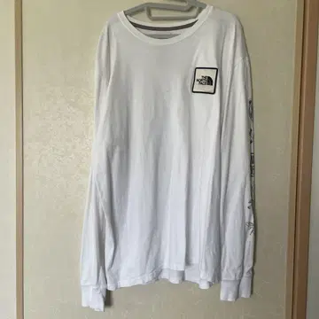 THE NORTH FACE 긴팔 티셔츠 화이트