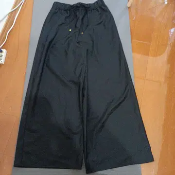 ma couleur 블랙 가우초 팬츠 38