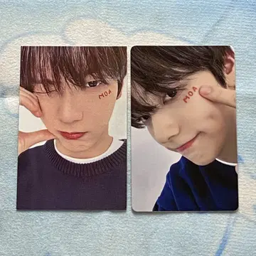 TXT 수빈 MOAZONE 팬 라이브 FC 트레이딩 카드 2장