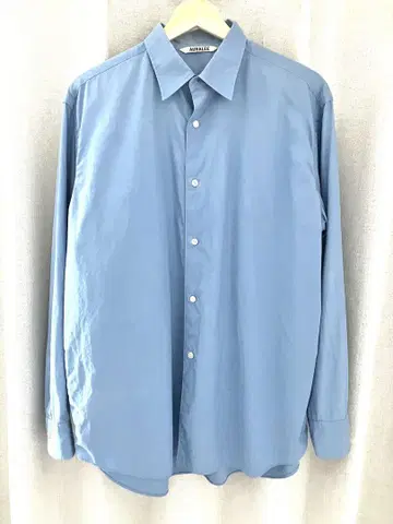 AURALEE WASHED FINX TWILL SHIRT