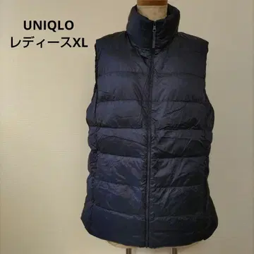 UNIQLO 울트라 라이트 다운 여성용 다운 베스트 XL 네이비