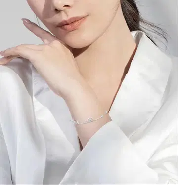 심플 엘레강트 스털링 실버 팔찌