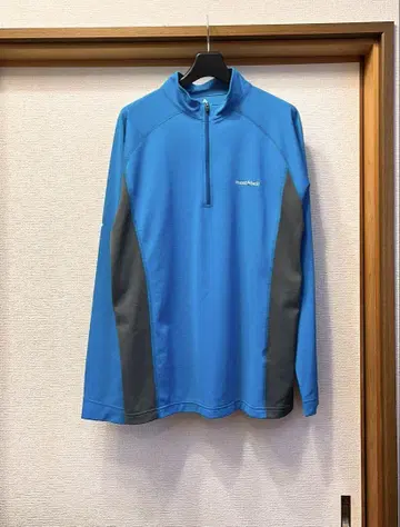 새상품급 mont-bell 쿨 롱 슬리브 지퍼 셔츠 남성용 L 사이즈