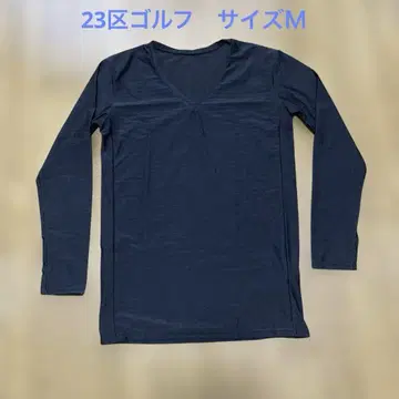 23구 골프 블랙 V넥 이너 셔츠 FREEZE TECH
