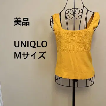 [새상품급] UNIQLO/여성용/탱크탑/산취색/여름/무지