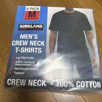 Kirkland 남성용 크루넥 T셔츠 6팩 M