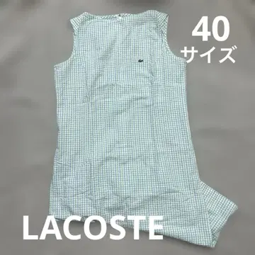 LACOSTE 라코스테 슬리브리스 원피스 원피스 축구 원단 40