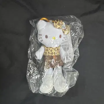 헬로키티 레오파드 무늬 봉제 인형