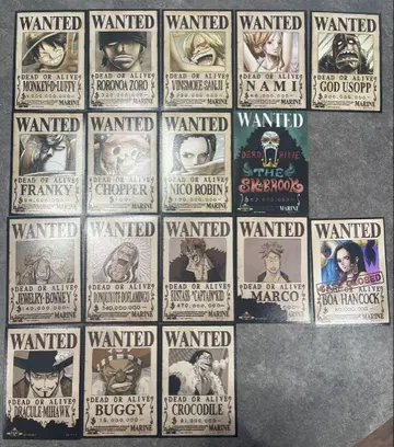 [최종 가격] 원피스 ONE PIECE 무기와라 스토어 수배서