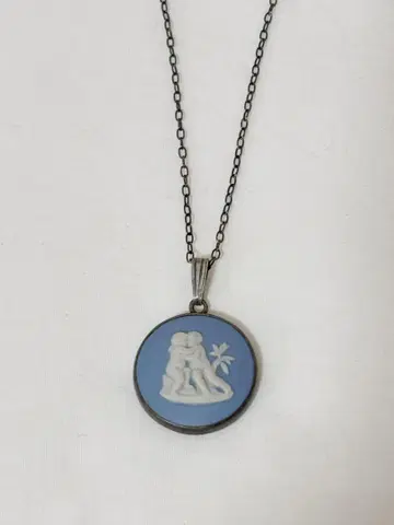 WEDGWOOD 영국제 빈티지 실버 펜던트 JW 홀마크