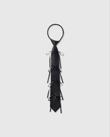 RONE PARC Ribbon rope tie (black)