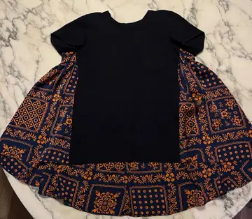 사카이 반다나 패턴 T셔츠 (네이비) size 1