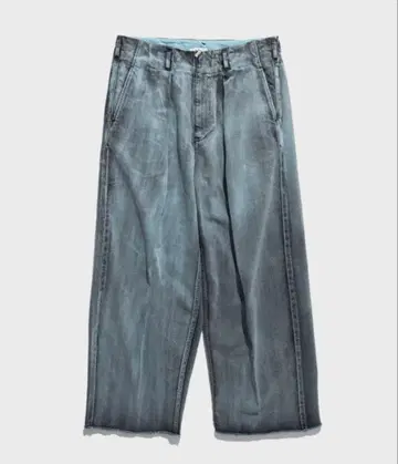 [ saby ] tuck baggy denime pants
