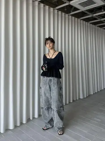 AMERI MEDI 2WAY REMOVE DENIM PANTS