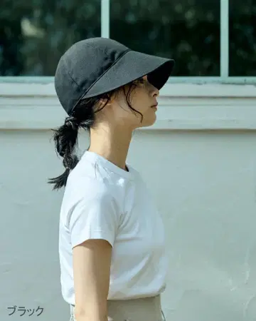 [미사용 새상품] 선배리어100 와이드 캡 네이비