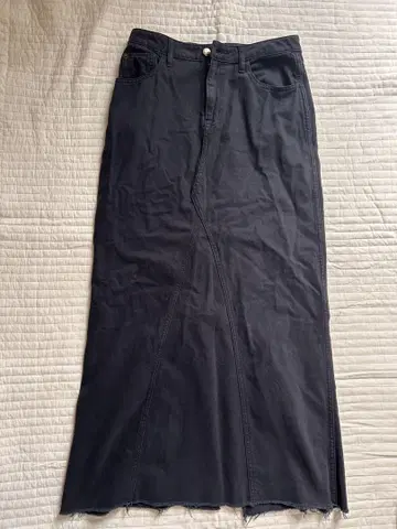 Healthy Denim 블랙 롱 스커트