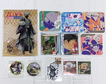 NARUTO 카카시 캔뱃지 아크릴 스탠드 코스터 스테이터스 카드