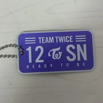 TWICE 사나 네임 플레이트 키링