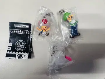 BANDAI 마리오 캐릭터 메지루시 액세서리 3종